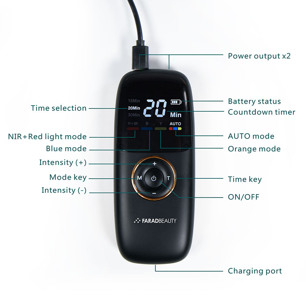 LED therpay Mask controller