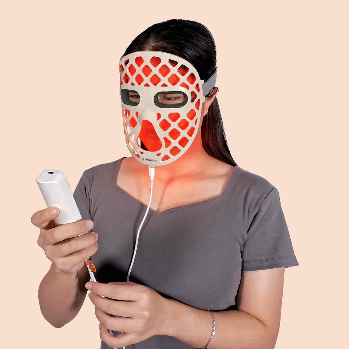 Breathable LED light mask