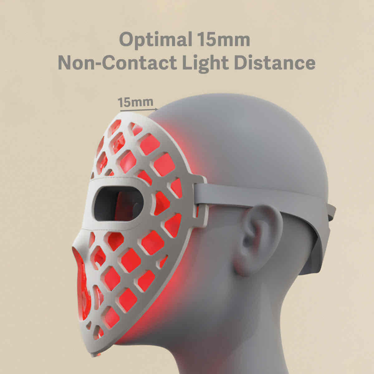 Non-contact LED mask