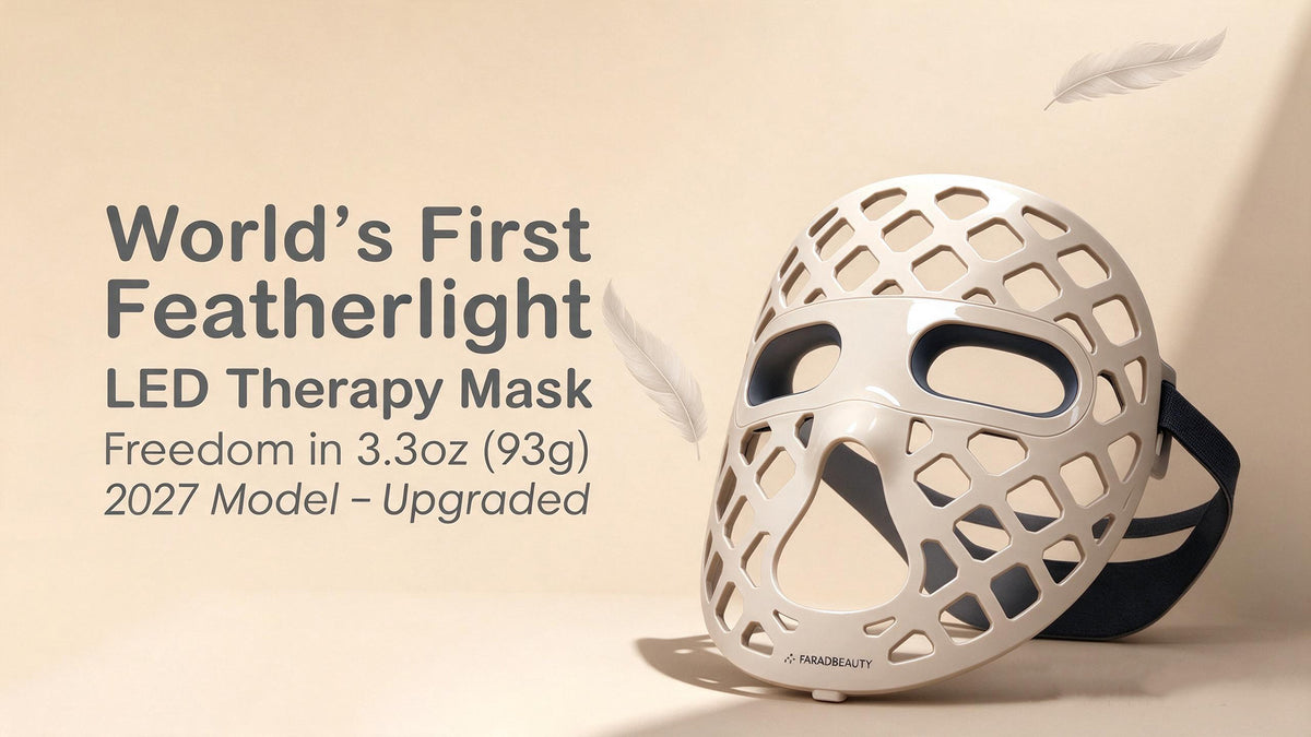 Load video: 2024 FaradBeauty LuxeHalo LED Light Therapy Mask